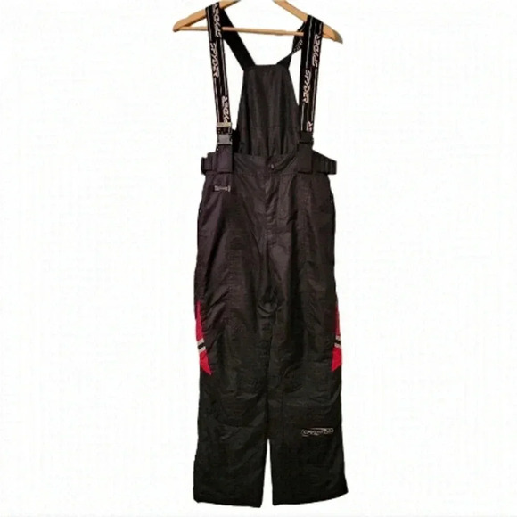 Spyder Snowboard Ski Overall  Pants Black Size Small. - Picture 1 of 13